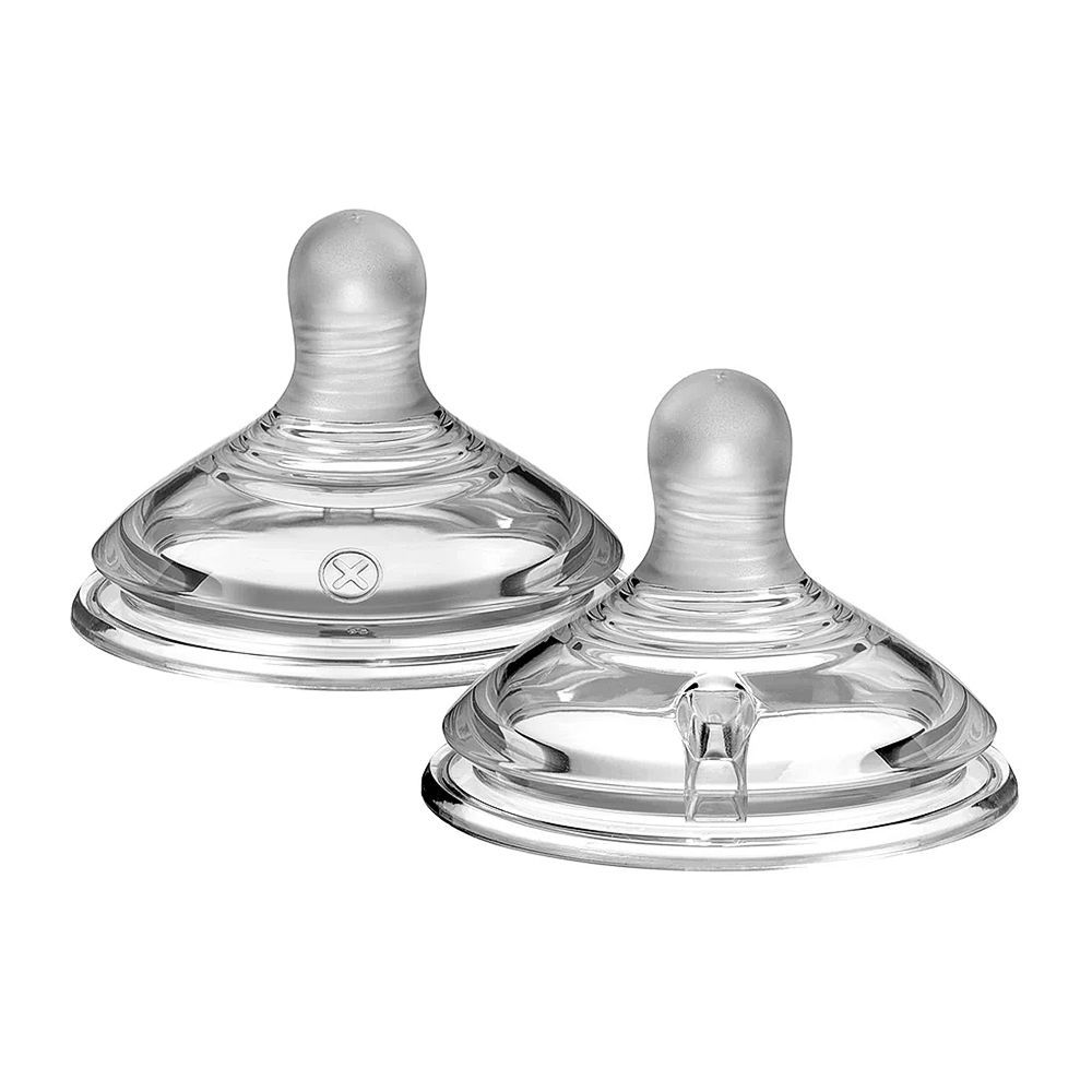 Tommee Tippee Natural Start Vari Flow Soft Teats, Nipples For 0 Months+, 2-Pack, 423960