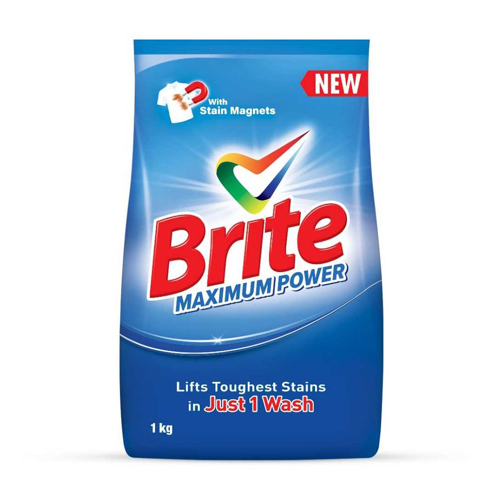 Brite Maximum Power Detergent Powder 1 KG