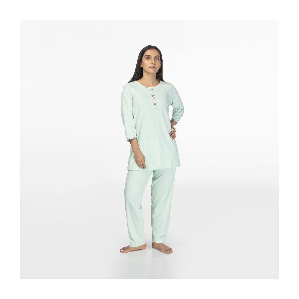 IFG Women's Pajama Set, Green, PS-103
