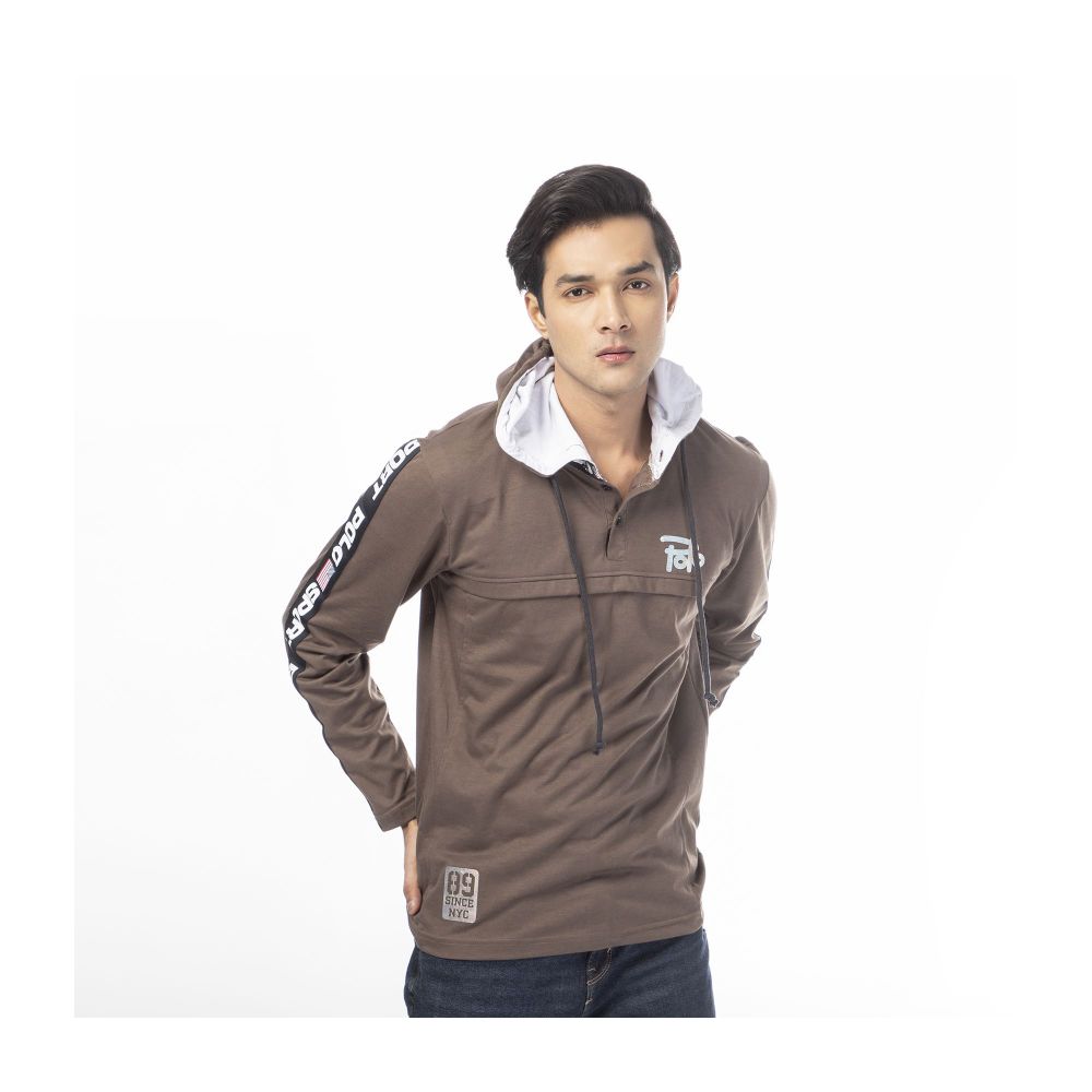 Pace Setters T-Shirt Hoodie Brown, 122