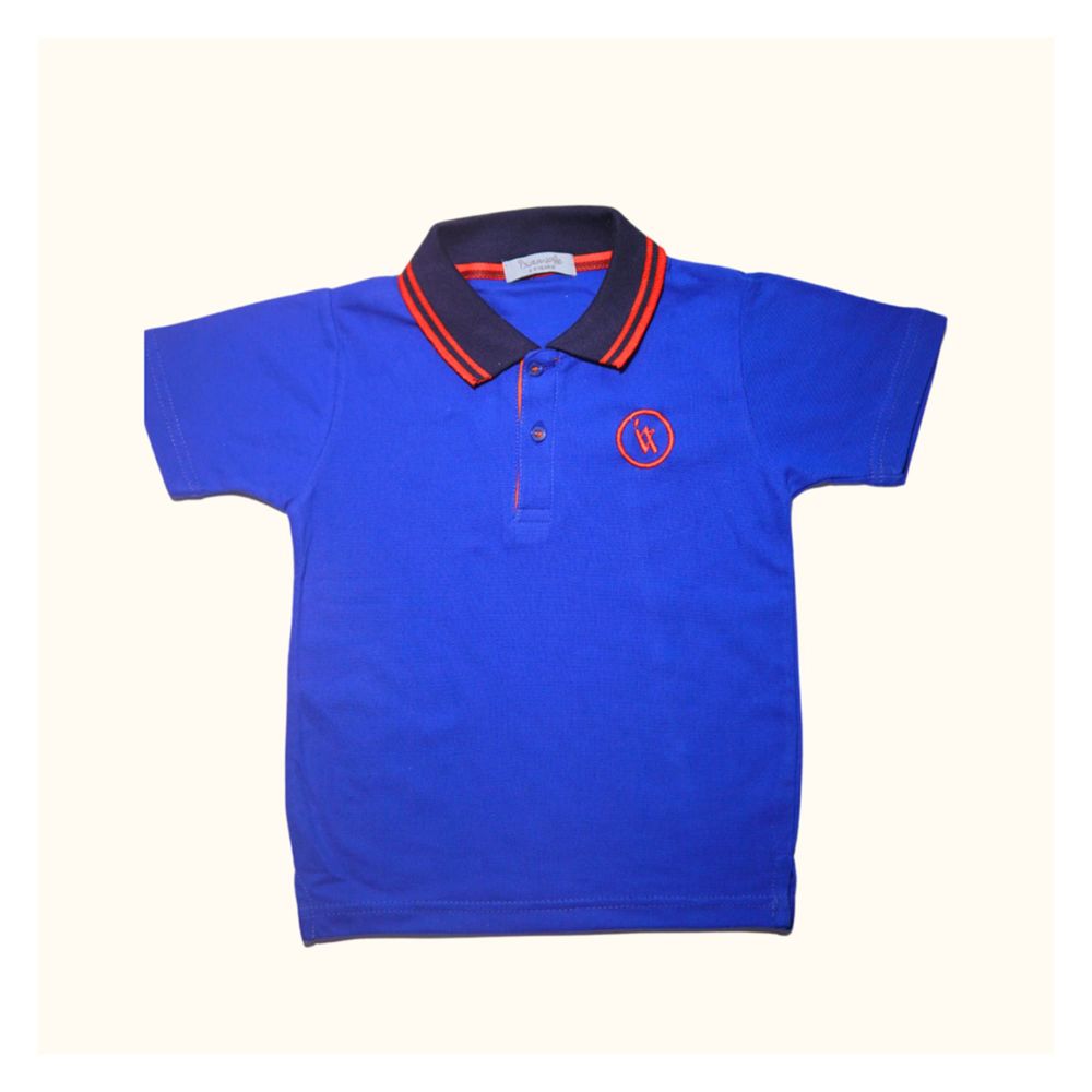 IXAMPLE Boys Royal IX Embroidered Polo, IXSBTS 54069