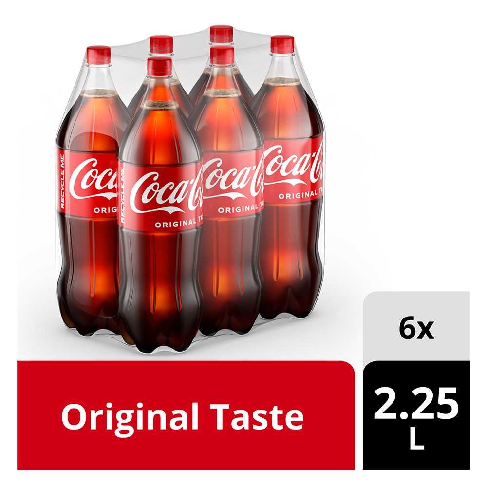 Coca Cola 2.25 Liters, 6 Pieces