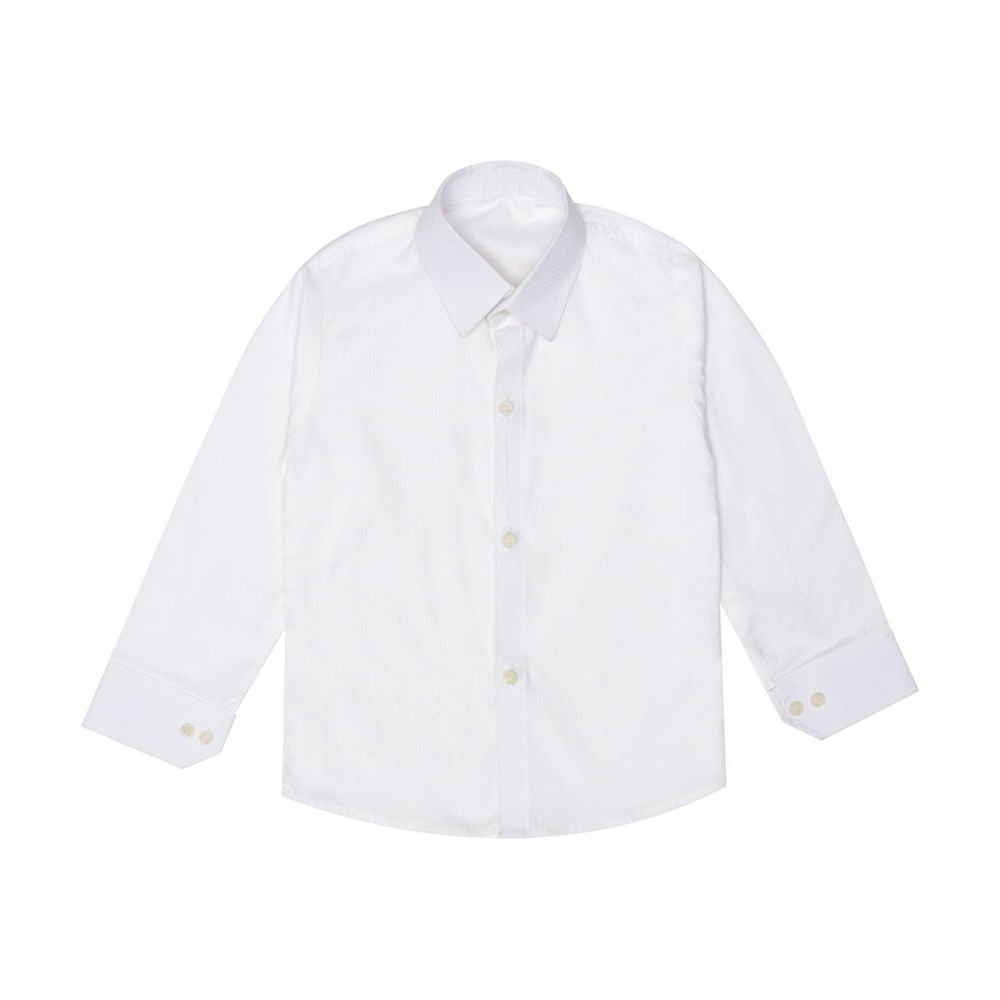 IXAMPLE Boys White Full Sleeves Shirt, IXSBST 56032