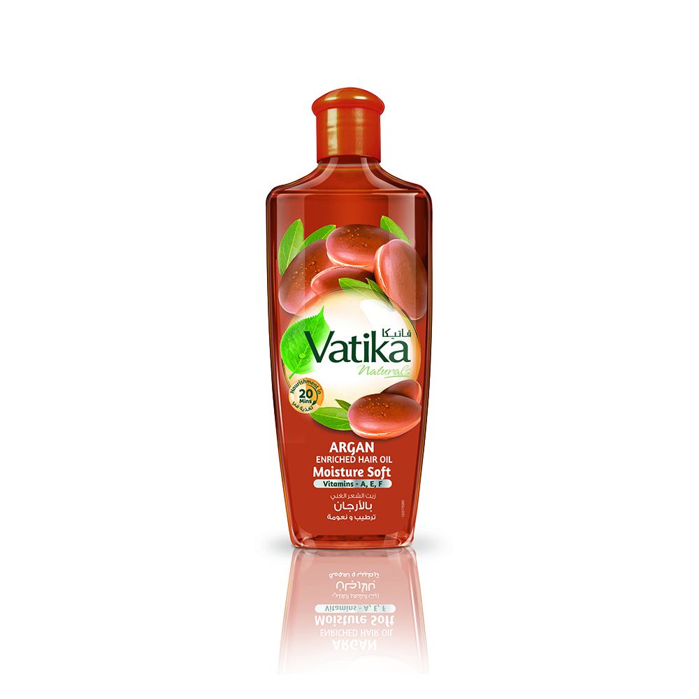 Dabur Vatika Naturals Moisture Soft Argan Enriched Hair Oil, 200ml