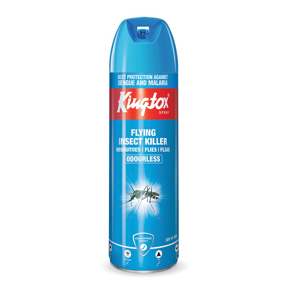 Kingtox Odorless Flying Insect Killer, Triple Action, 400ml