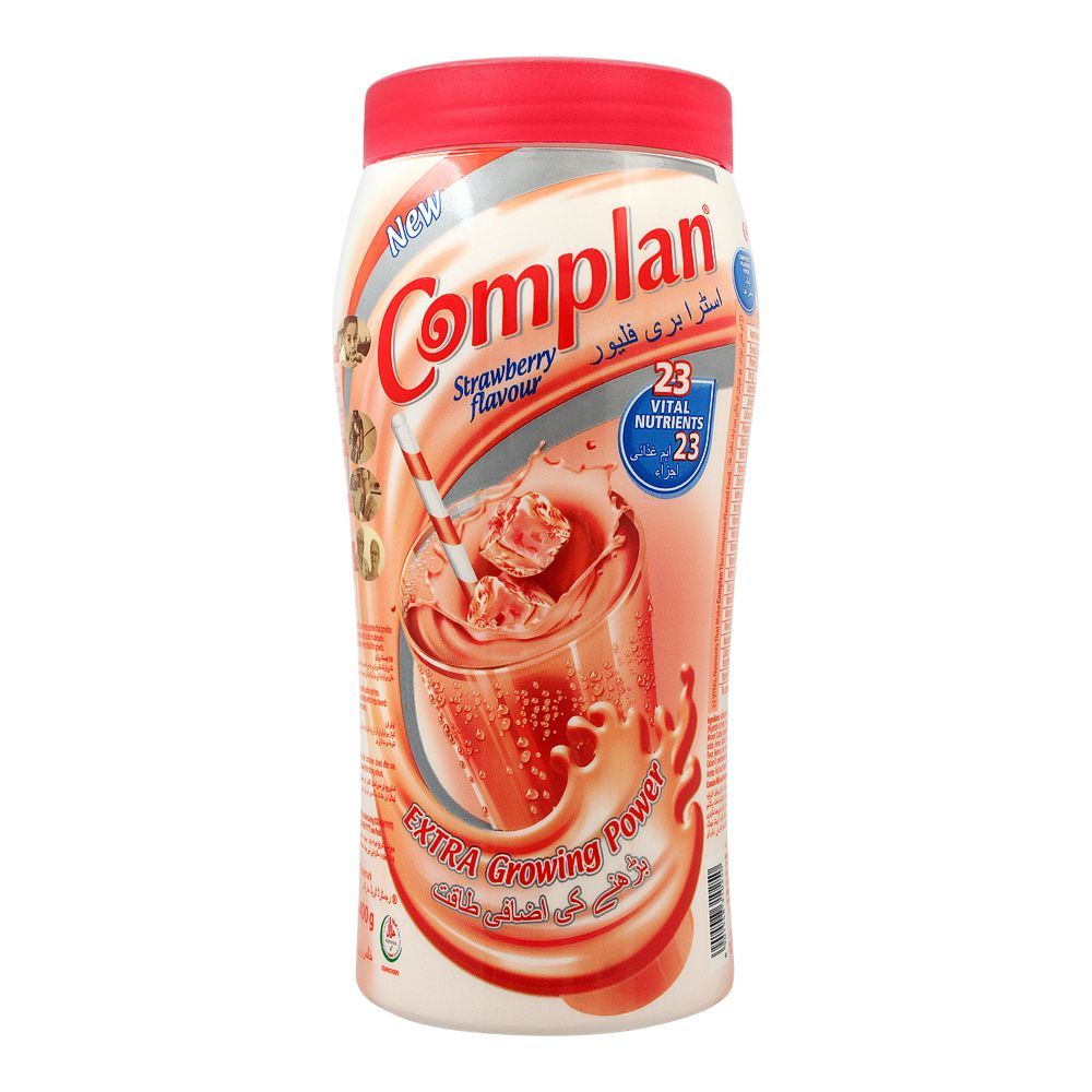 Complan Strawberry Flavour, Bottle, 400g 