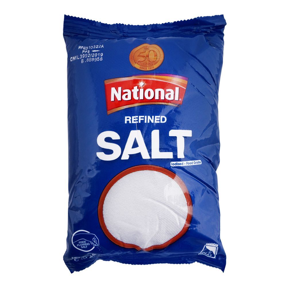 National Iodized Refined Salt, 800g