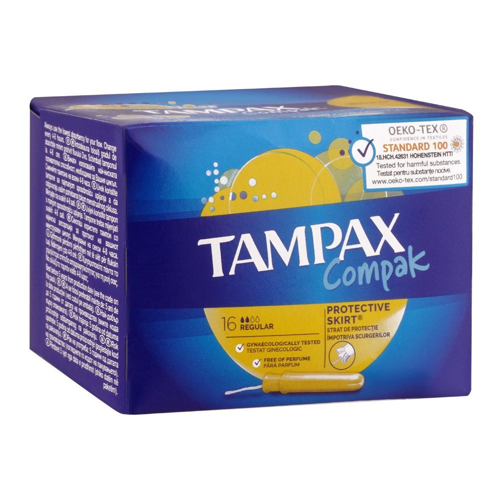 Tampax Compak Regular Tampons 18-Pack