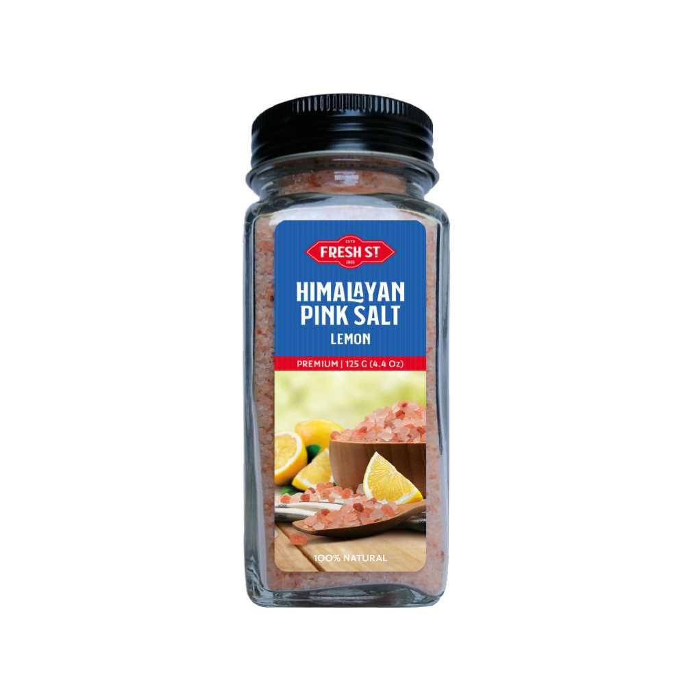 Fresh Street Himalayan Pink Salt, Lemon, 125g