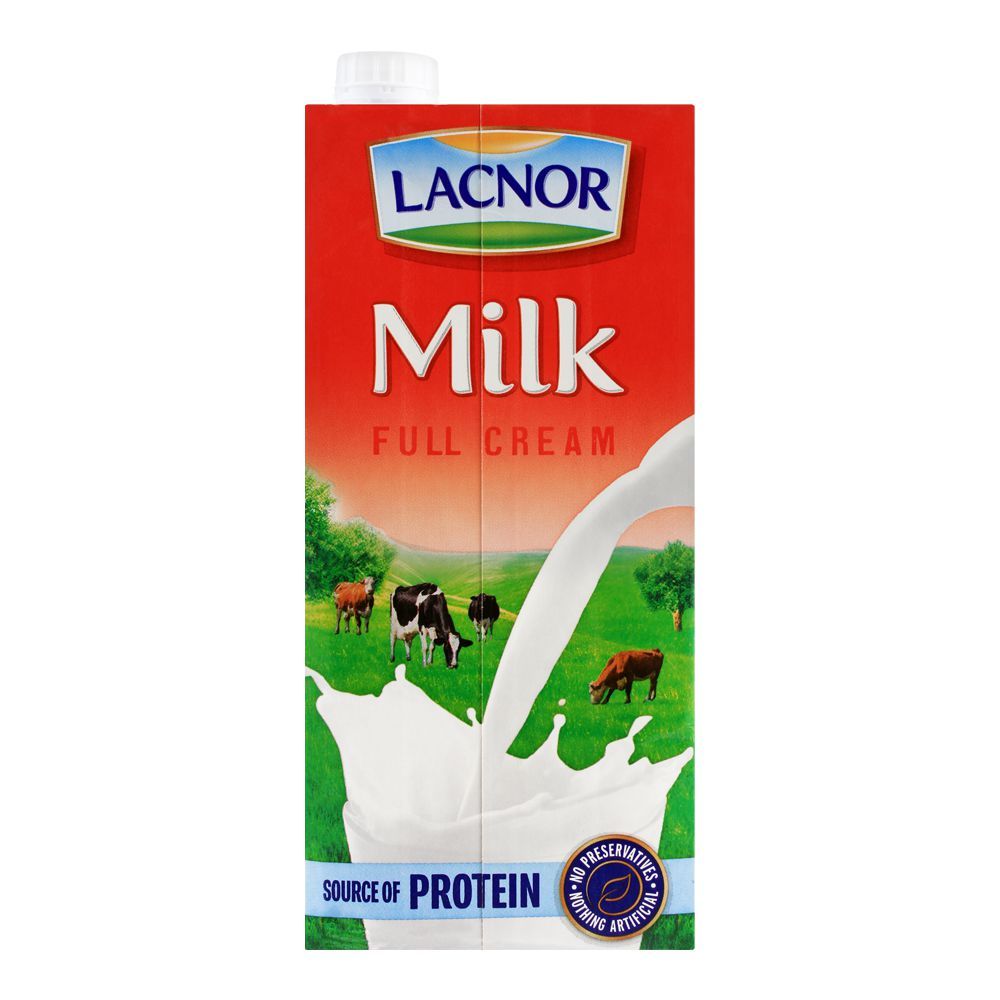 Lacnor Full Cream Milk, 1 Litre