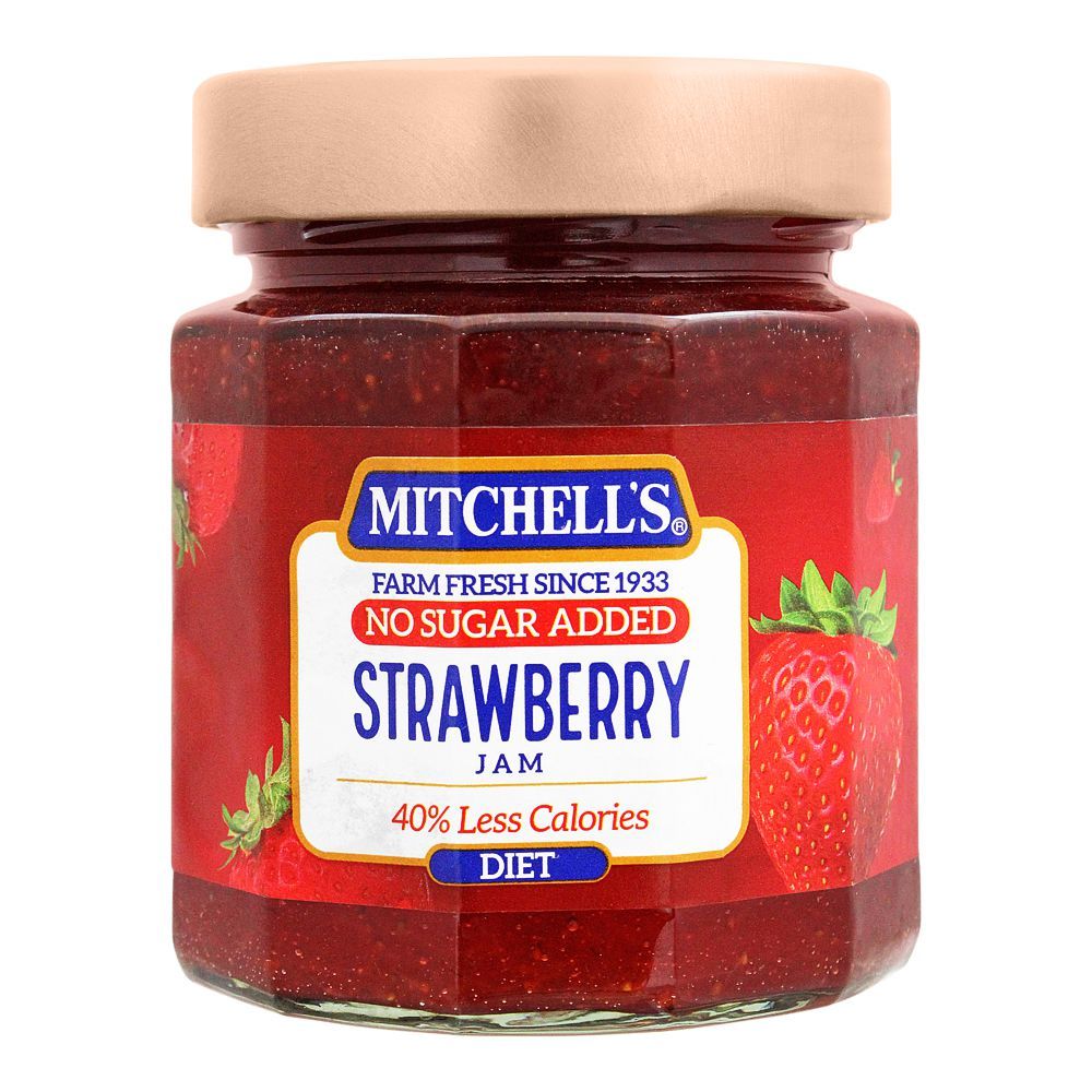 Mitchell's Strawberry Diet Jam, 300g