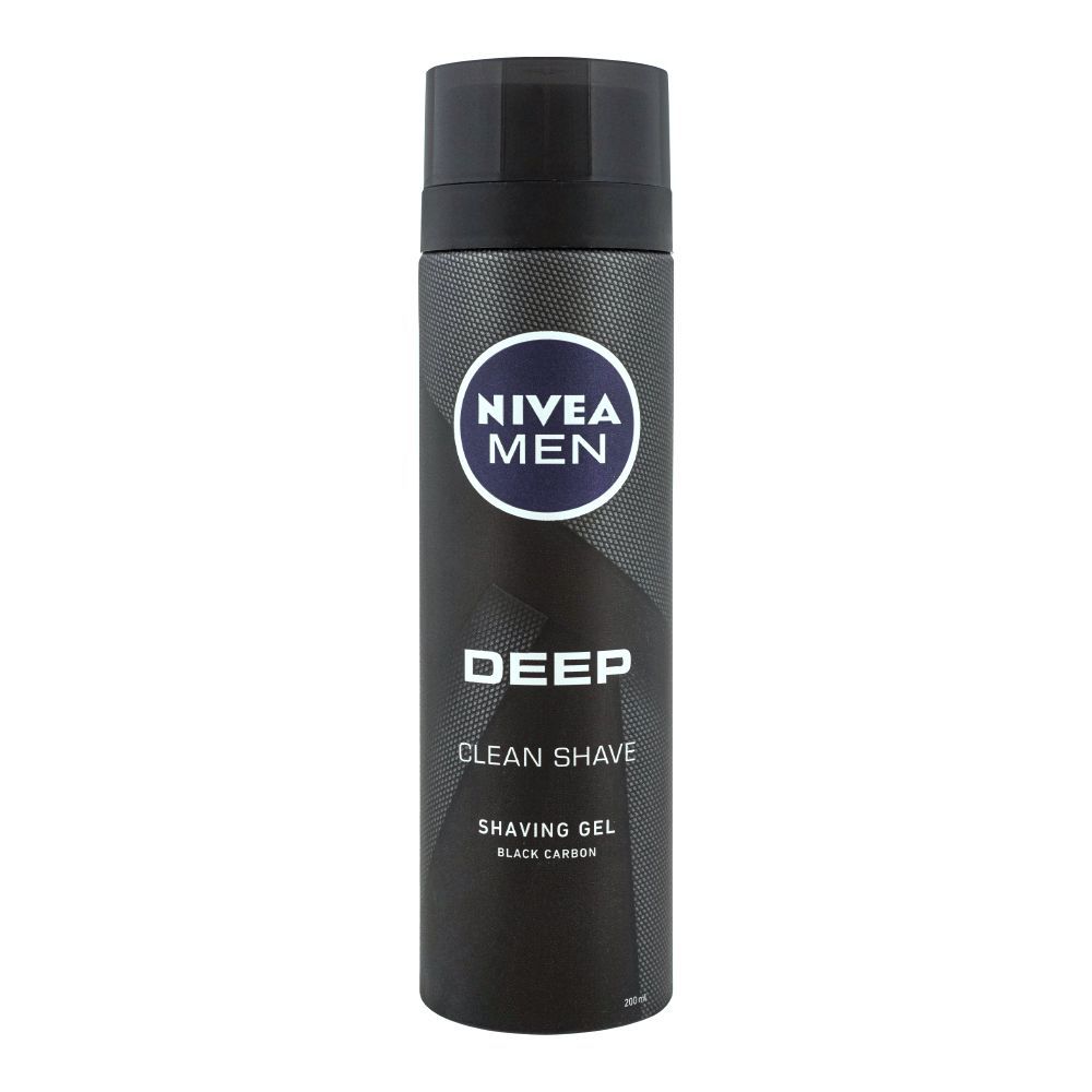Nivea Men Deep Smooth Shave Black Carbon Shaving Foam, 200ml