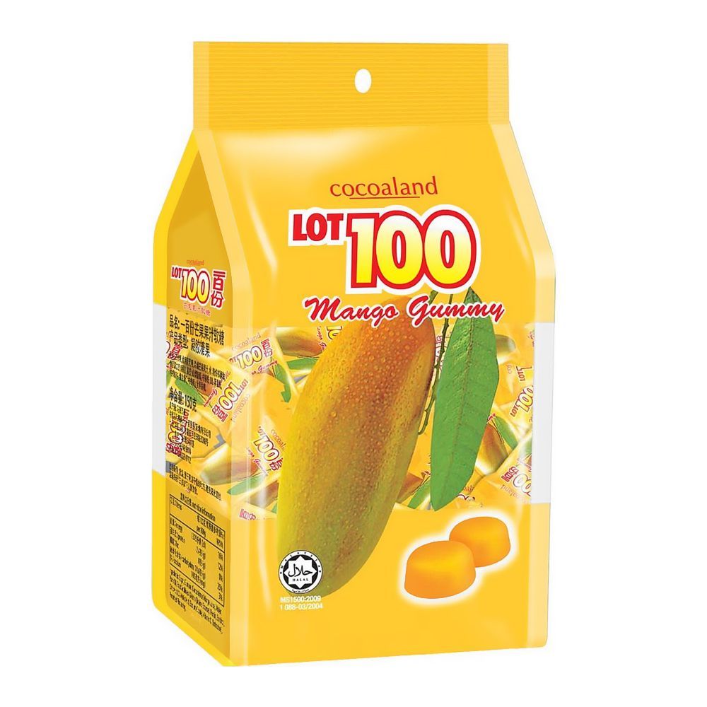 Cocoaland Lot 100 Mango Gummy Jelly, 84g