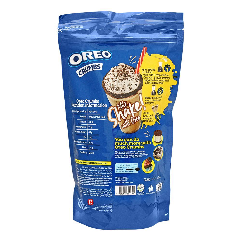 Order Oreo Crumbs Chocolate Sandwich Cookies Pieces, 1 KG Online At ...