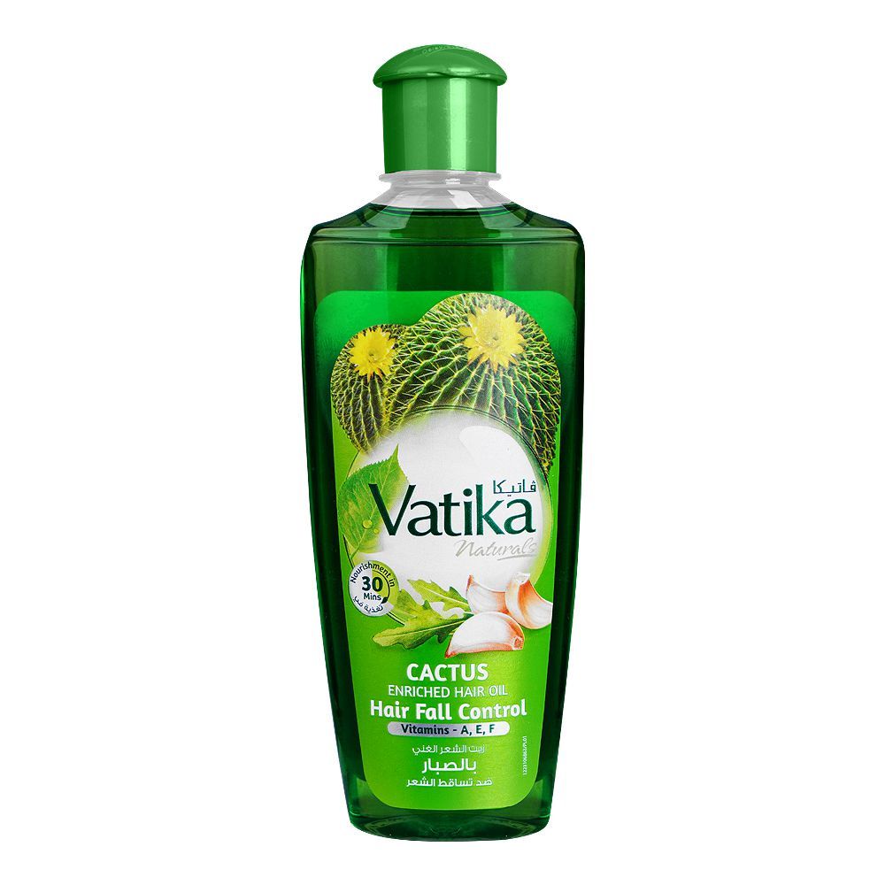Dabur Vatika Naturals Hair Fall Control Cactus Enriched Hair Oil, 200ml