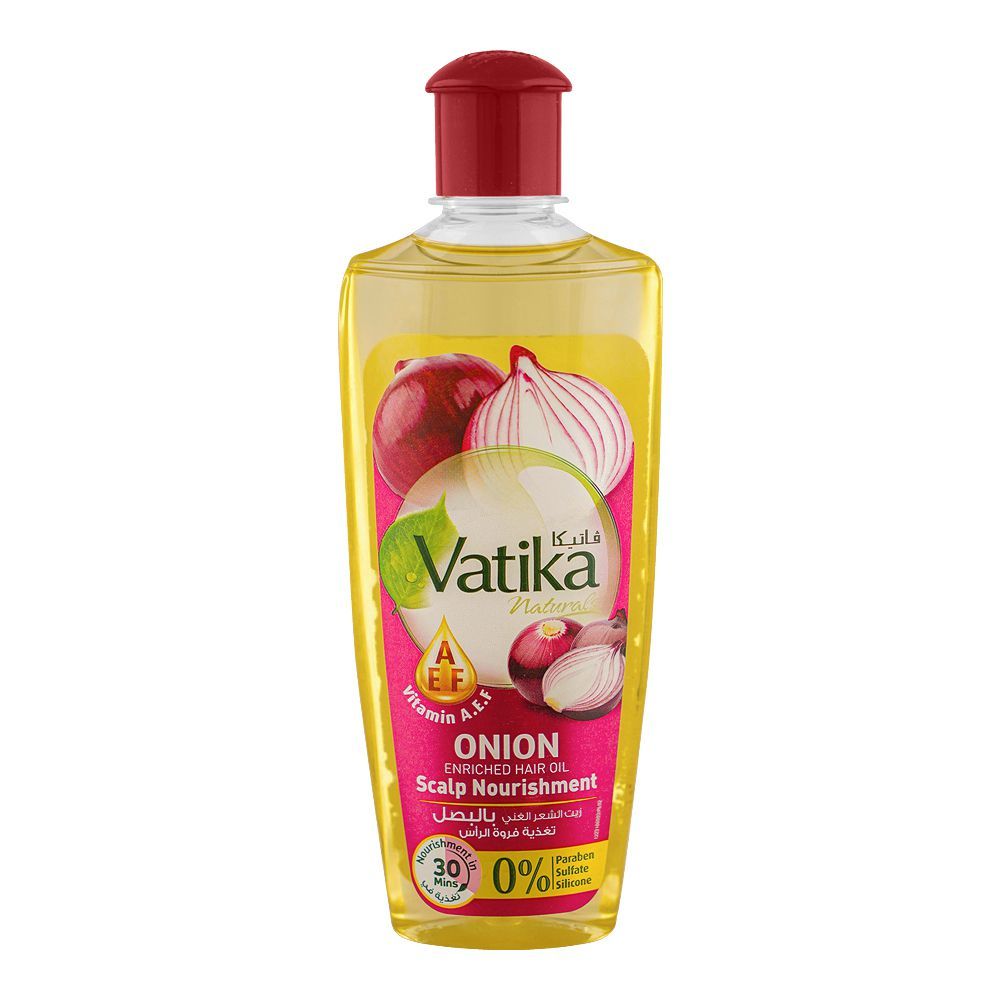 Dabur Vatika Naturals Scalp Nourishment Onion Enriched Hair Oil, 200ml