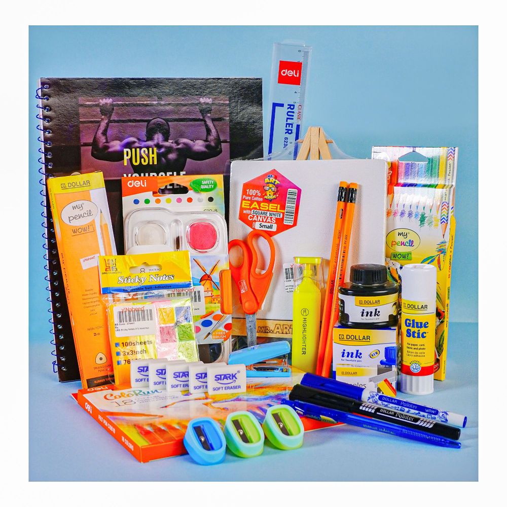 Back to School Supplies Essential Stationery Bundle for Class 5 and above, 14 Items - Ideal for Senior Students