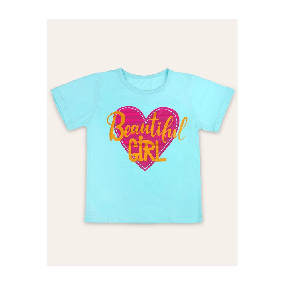 IXAMPLE Girls Aqua Girl Aqua Beautiful Tee