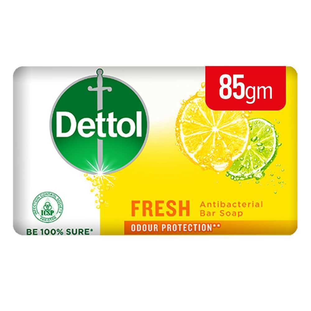 Dettol Fresh Antibacterial Soap 85gm
