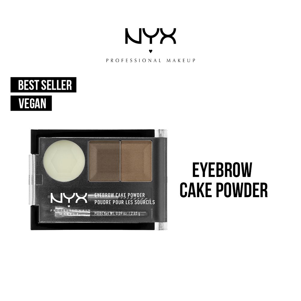 NYX Eyebrow Cake Powder, ECP05 Brunette