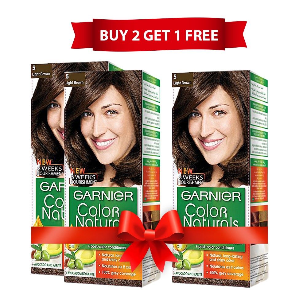 Garnier Buy 2 Get 1 Free - Color Naturals 5 Light Brown