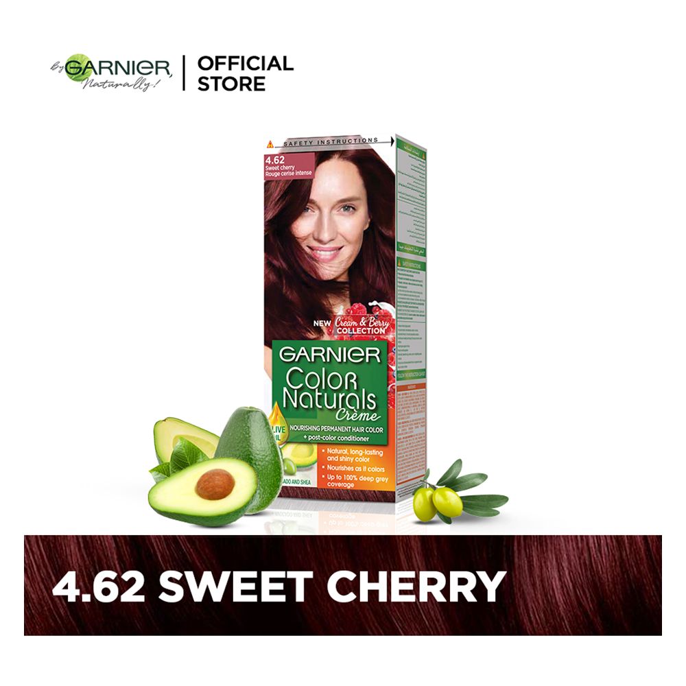 Garnier Color Natural Hair Colour, 4.62, Sweet Cherry