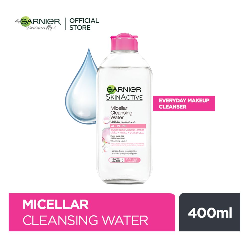 Garnier Skin Active Micellar Cleansing Water, All In One, 400ml