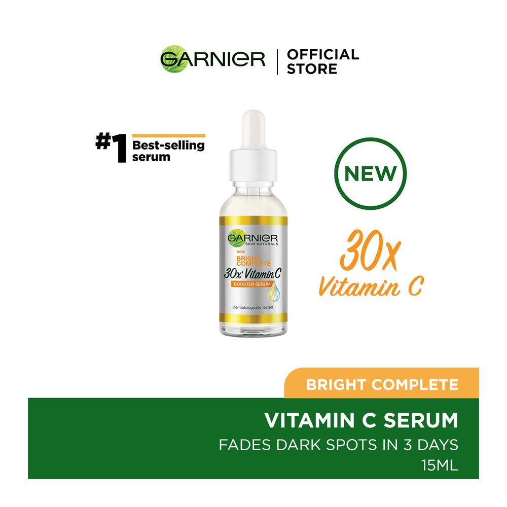 Garnier Bright Complete 30x Vitamin C Serum, 15ml