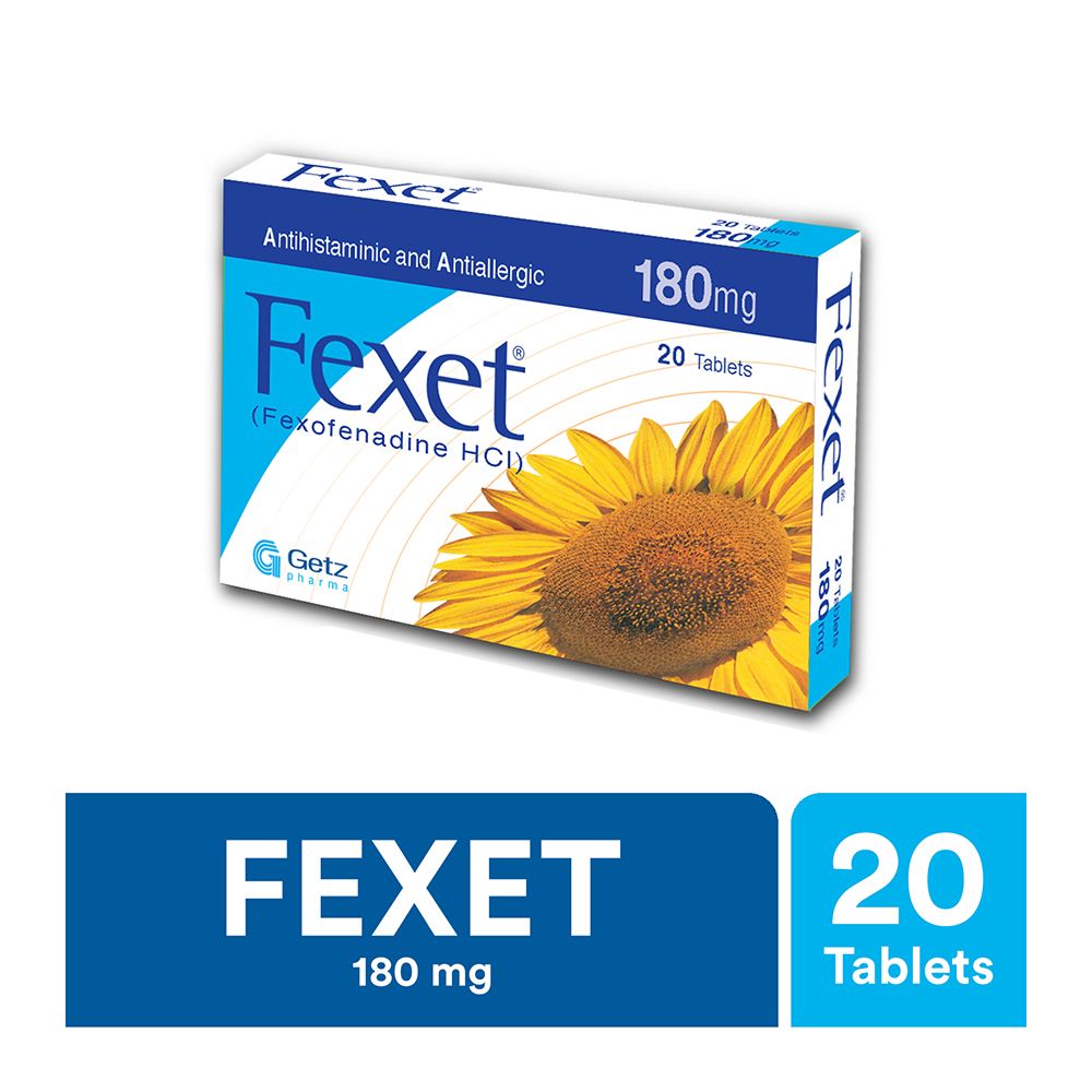 Getz Pharma Fexet Tablet 180mg 20-Pack