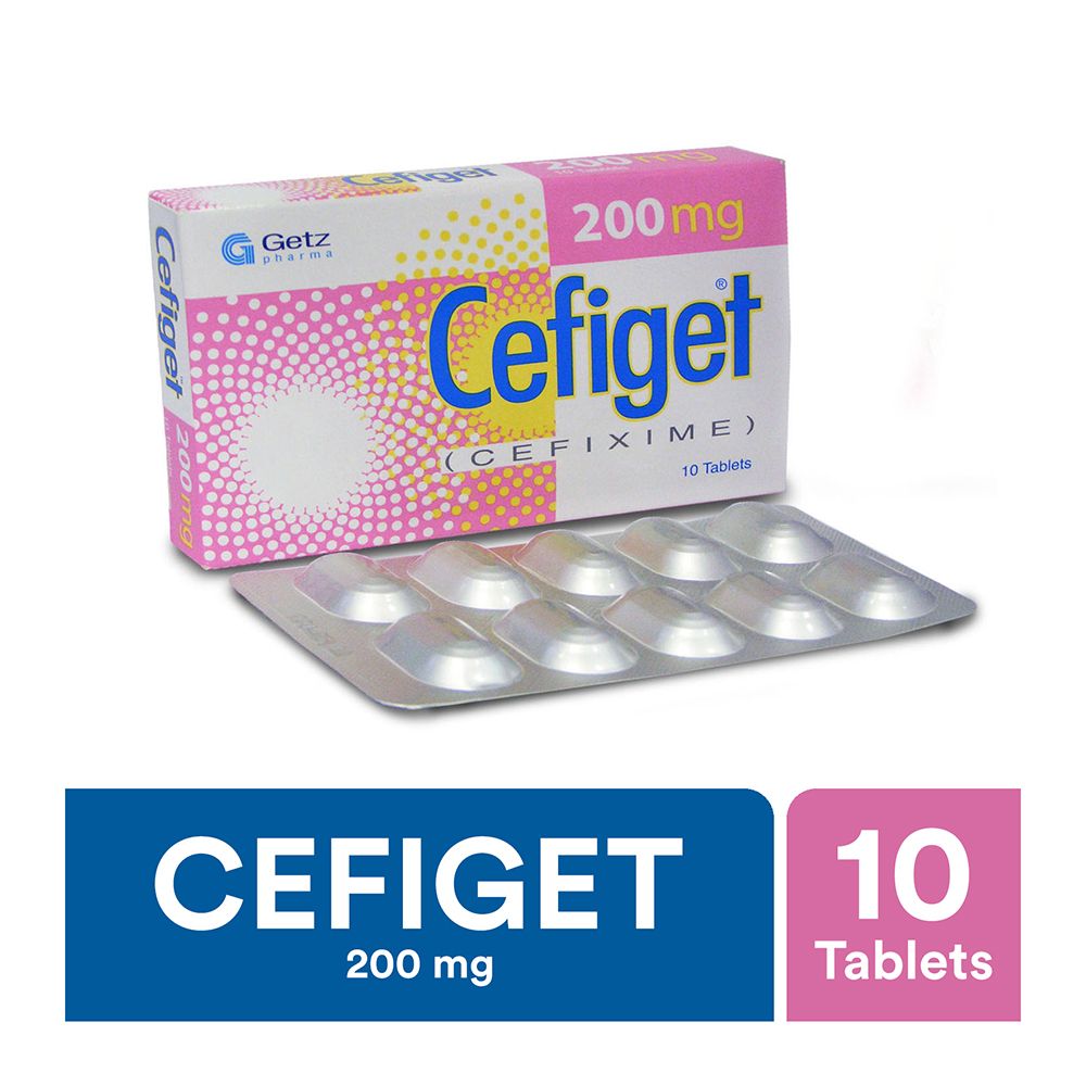 Getz Pharma Cefiget Tablet 200mg 10-Pack