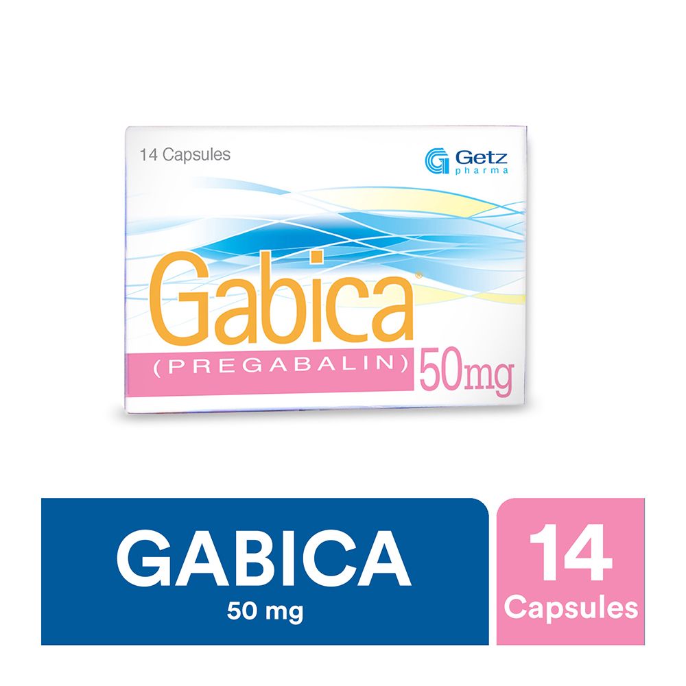 Getz Pharma Gabica Capsule 50mg 14-Pack