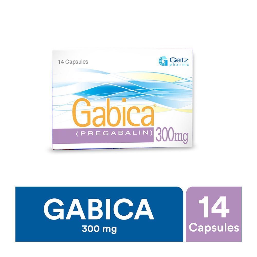 Getz Pharma Gabica Capsule 300mg 14 Capsules