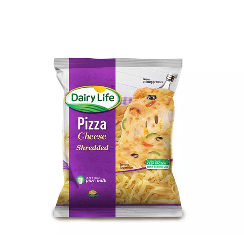 Dairy Life Pizza Shredded Cheese, 200g