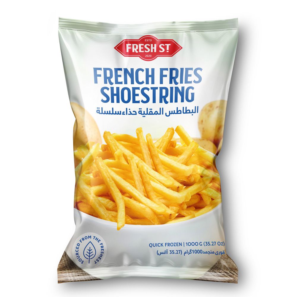 Fresh Street French Fries, Shoestring, 6x6mm, 1000g