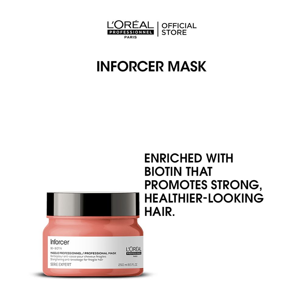 L'Oreal Professionnel Serie Expert Inforcer B6 + Biotin Professional Hair Mask, 250ml