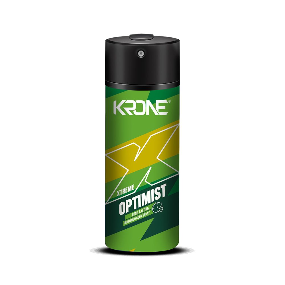 Krone Xtreme Optimist Long Lasting Body Spray, For Men, 150ml