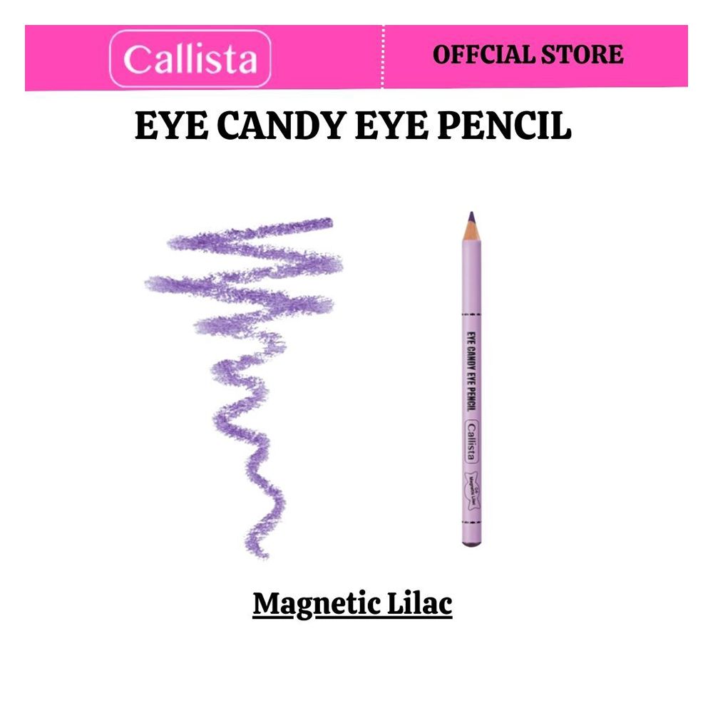 Callista Eye Candy Eye Pencil, Super Soft, High Coverage With Single Stroke, 04 Magnetic Lilac