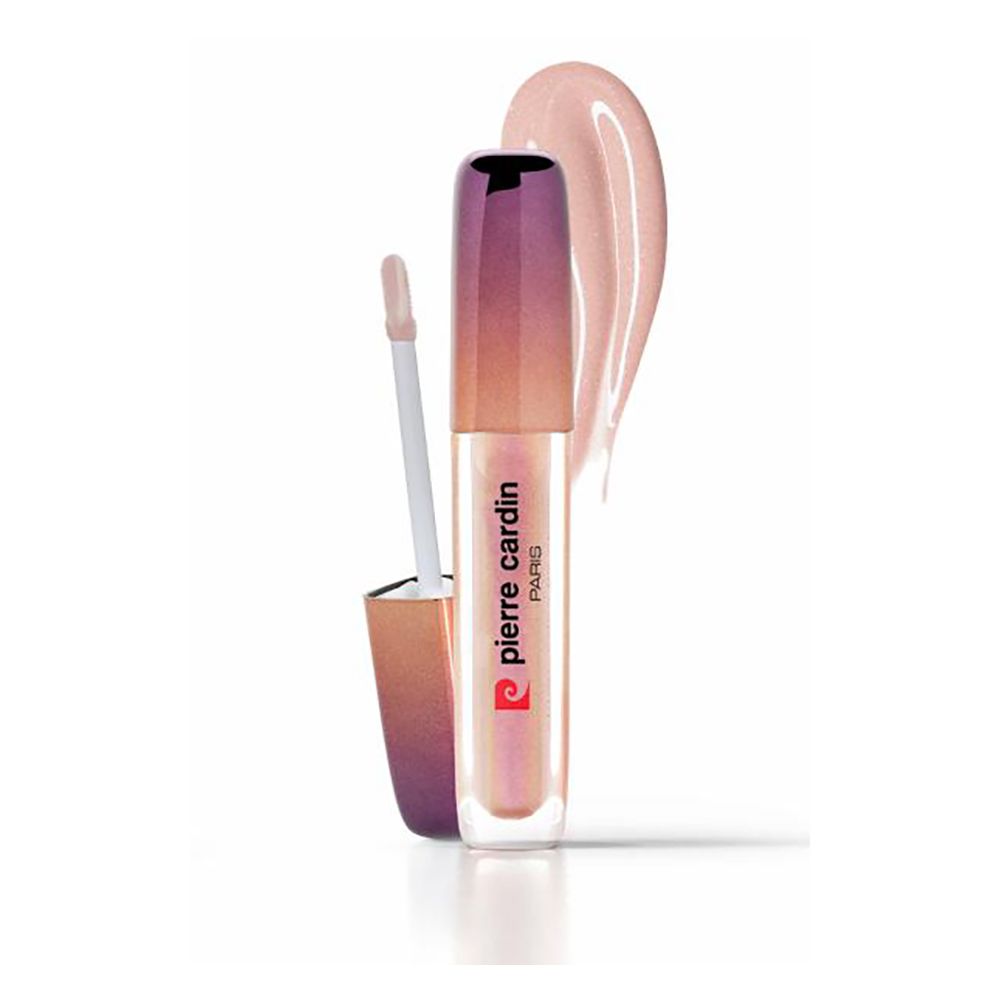 Pierre Cardin Shimmering Lip Gloss, Dazzling Gloss, Super Shine Pearls, Non Sticky, Shea Butter, Champagne