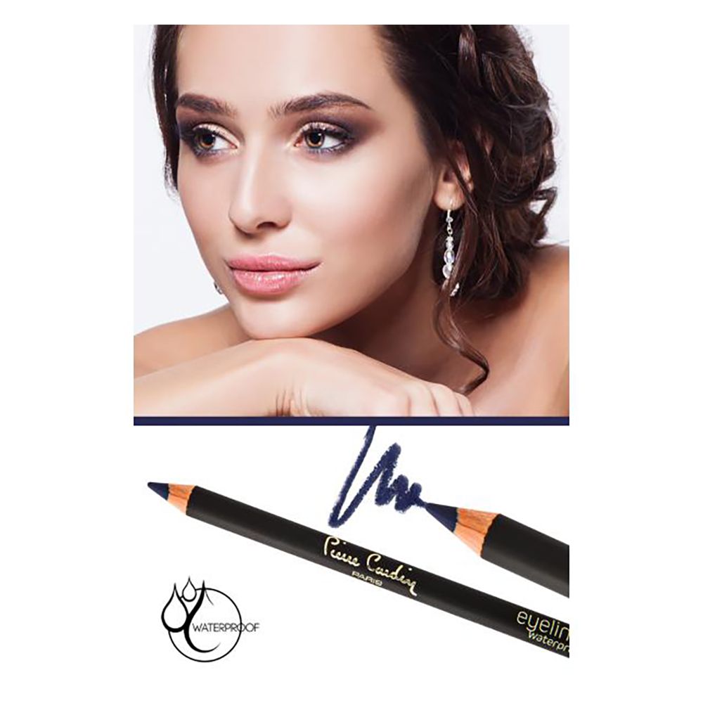 Pierre Cardin Paris Waterproof Eyeliner, Free Of Mineral Oil And Preservatives, 10g, Midnight Blue