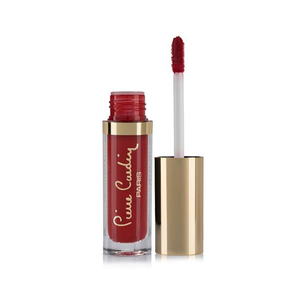 Pierre Cardin Paris Matt Wave Liquid Lipstick, Ultra Long Lasting, Soft And Creamy, Carmine