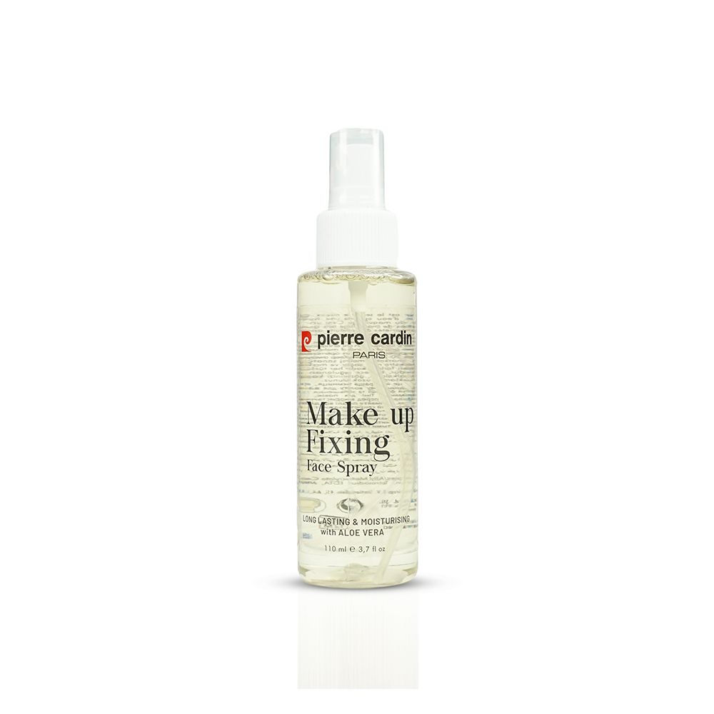 Pierre Cardin Paris Make Up Fixing Spray, Long Lasting And Moisturizing With Aloe Vera, 110ml