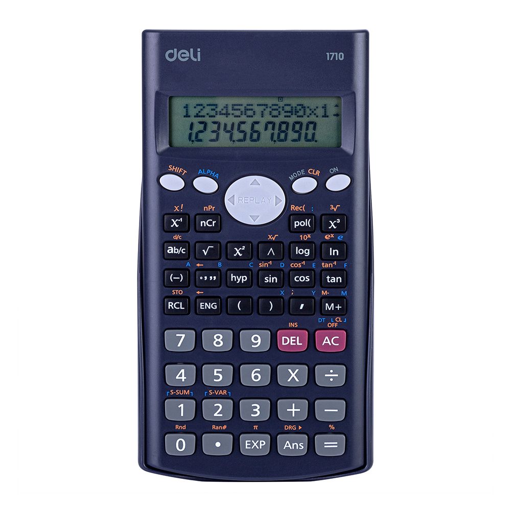 Deli Scientific Calculator With 240 Functions, Dark Grey, E1710