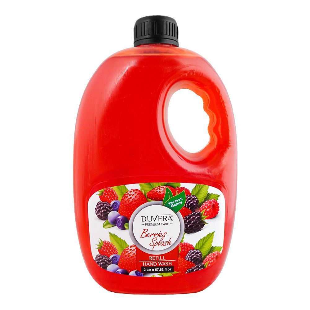 Duvera Berries Splash Refill Hand Wash, 2 Liter