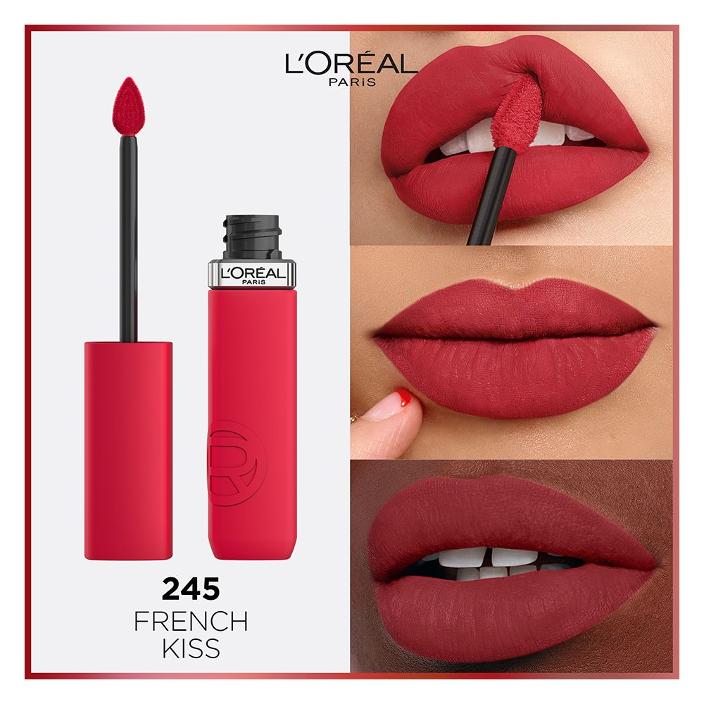 L'Oreal Paris Infallible Matte Resistance Liquid Lipstick, 245 French Kiss