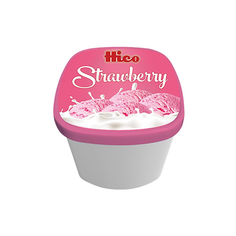 Hico Strawberry Ice Cream, 1.5 Liters