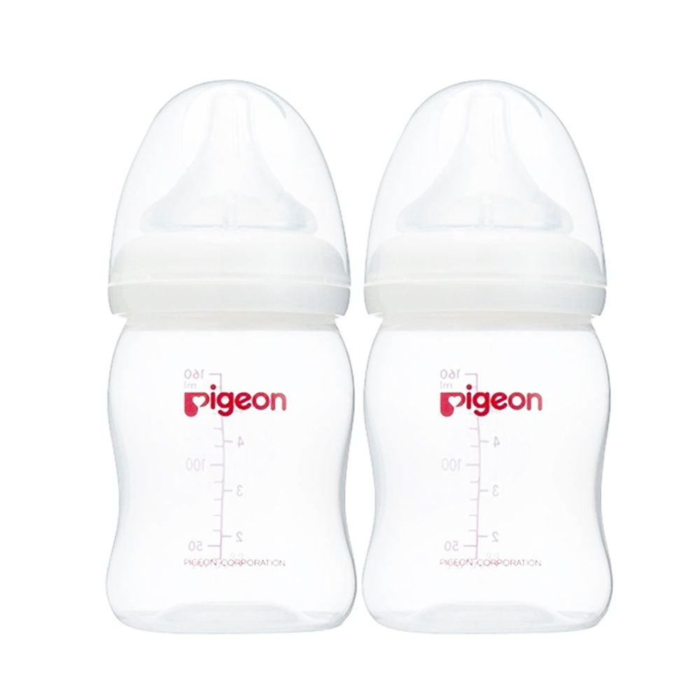 Pigeon Soft Touch Peristaltic Plus Bottle, 2-Pack, 160ml, 26204