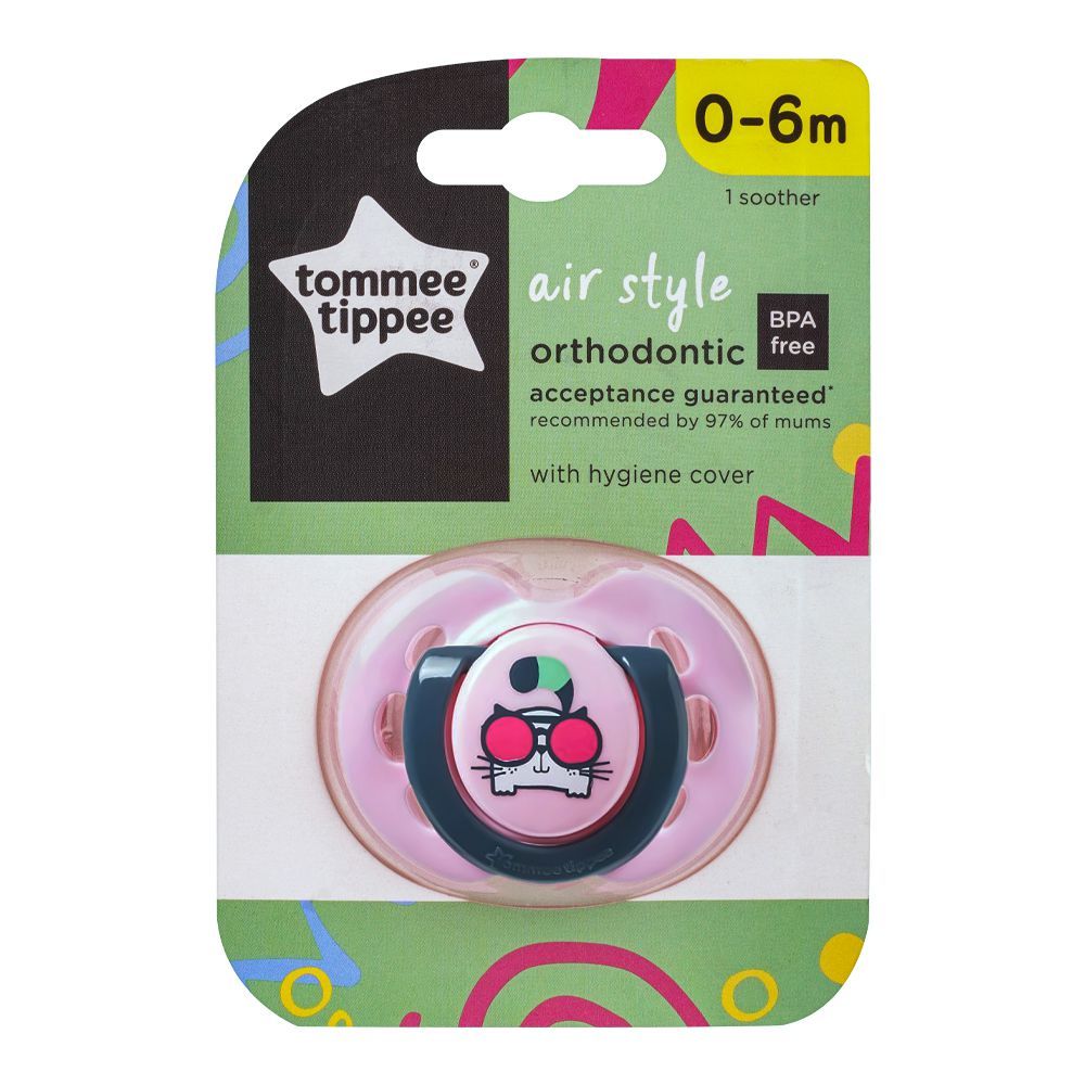 Tommee Tippee Air Style Orthodontic Soother 0-6m (Green) - 433375/38