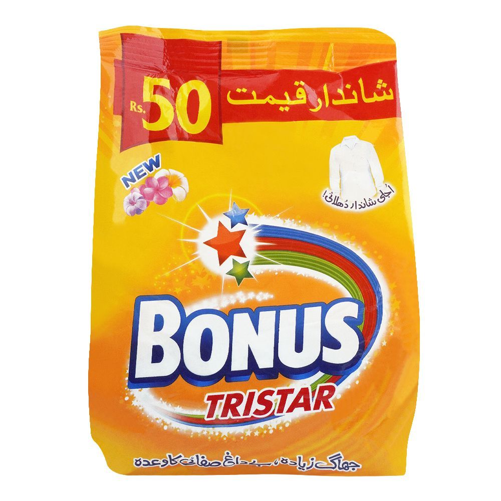 Bonus Tri Star Detergent Powder, 280g