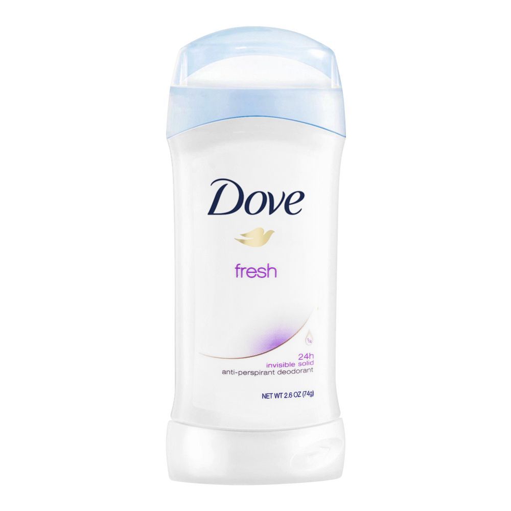 Dove Fresh 24H Invisible Solid Anti-Perspirant Deodorant Stick, For Women, 74g