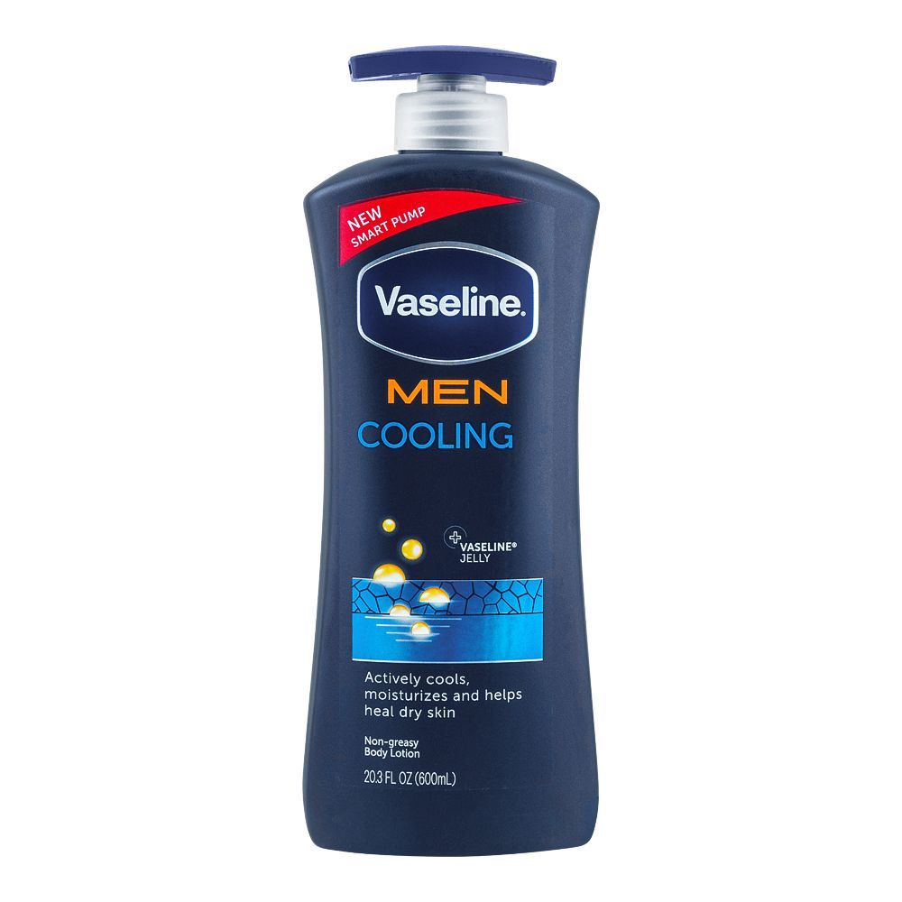 Vaseline Men Healing Moisture Cooling Body Lotion, 600ml